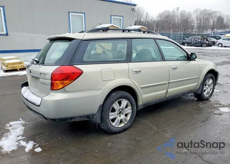 2005 Subaru Legacy Outback 2.5I Limited z USA, uszkodzony, nr VIN 4S4BP62C757331375